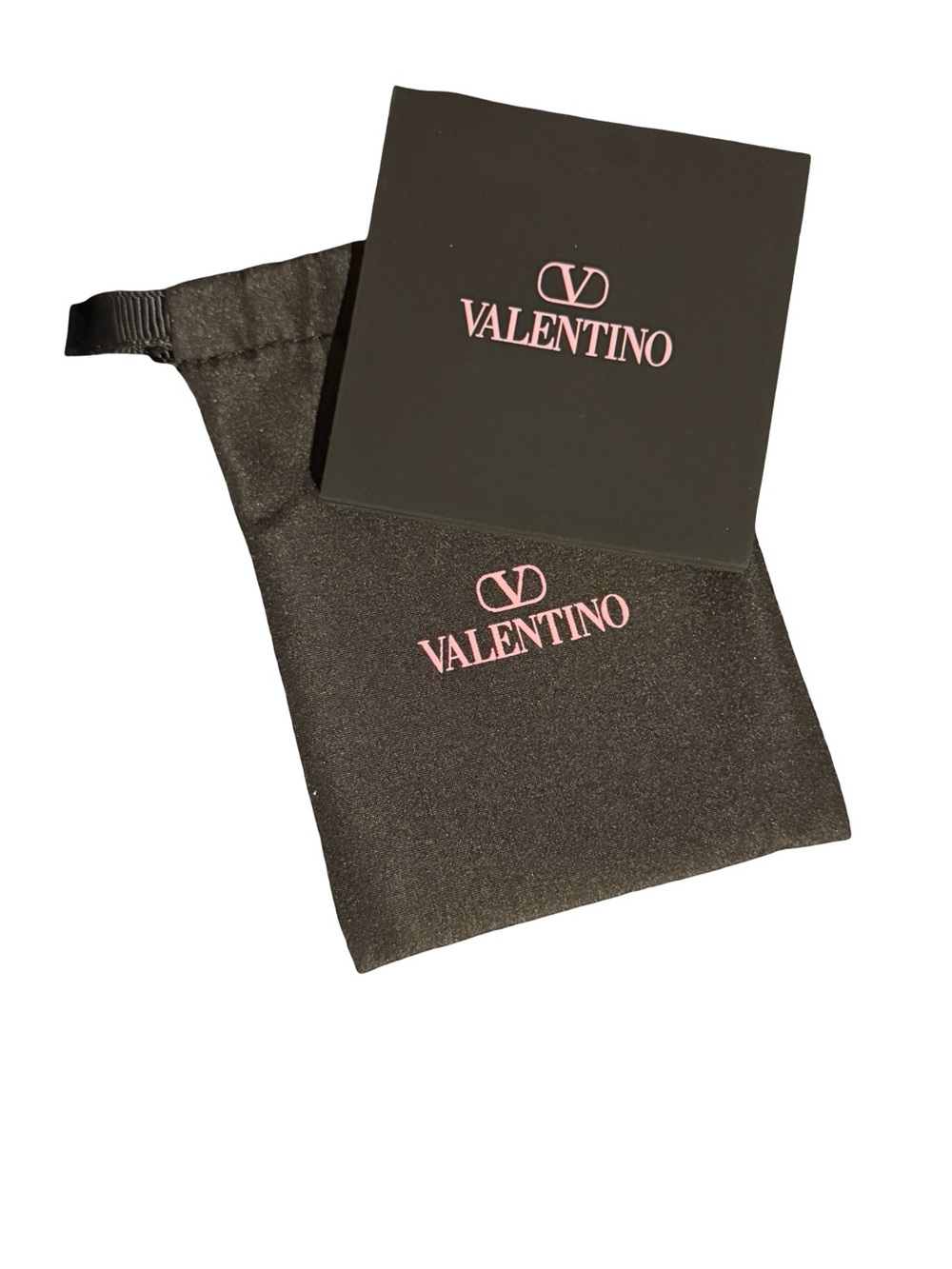 Valentino Black Square Studded mirror with dust bag